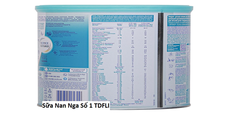 Sữa Nan Nga Số 1 TDFLI